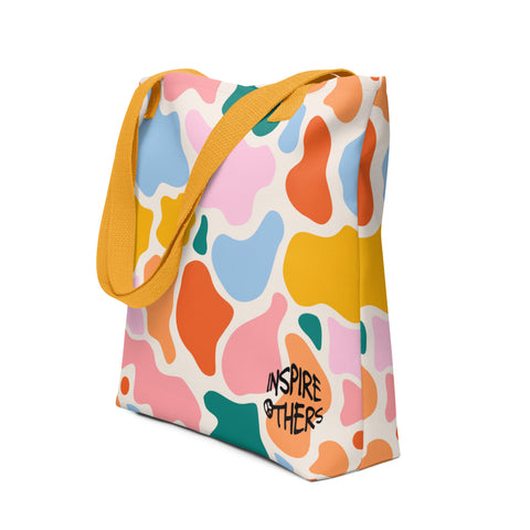 Colorful Camo Tote Bag