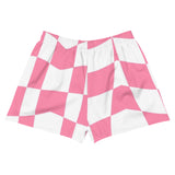 Inspire Others Women’s Pink Checkered Shorts