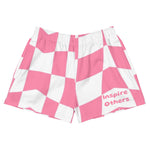 Inspire Others Women’s Pink Checkered Shorts