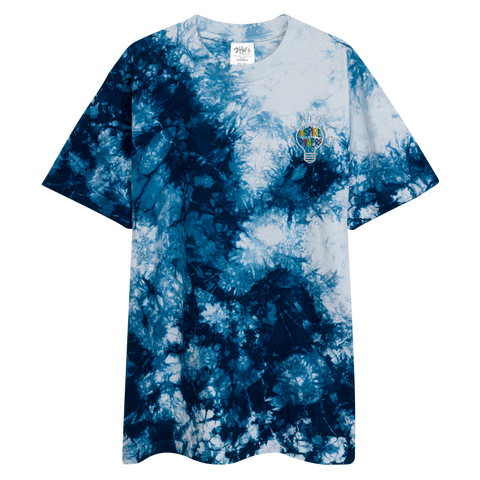 Inspire Others Lightbulb Oversized Tie Dye Tee